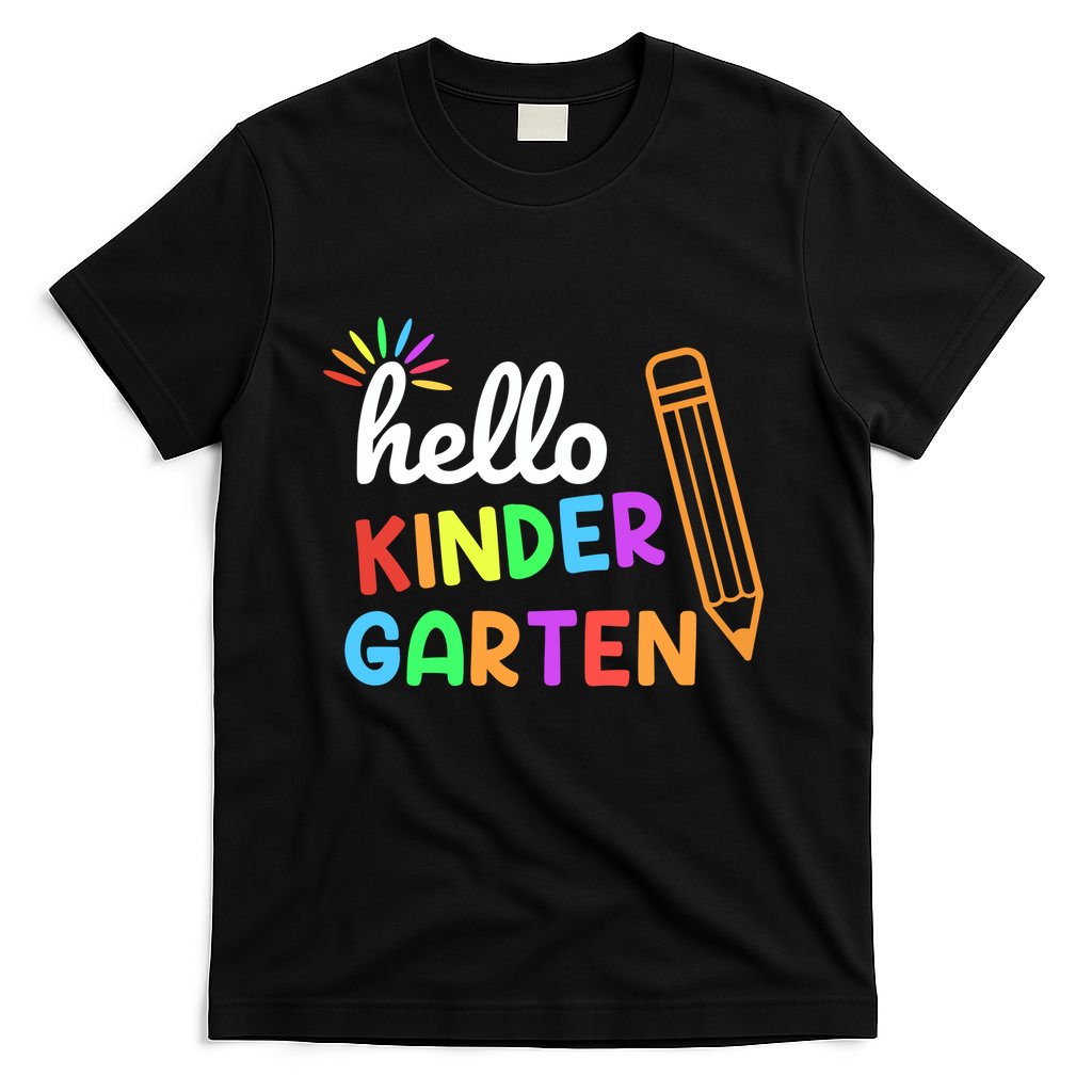 Hello Kindergarten Team Kinder Back To School Teacher T-Shirt