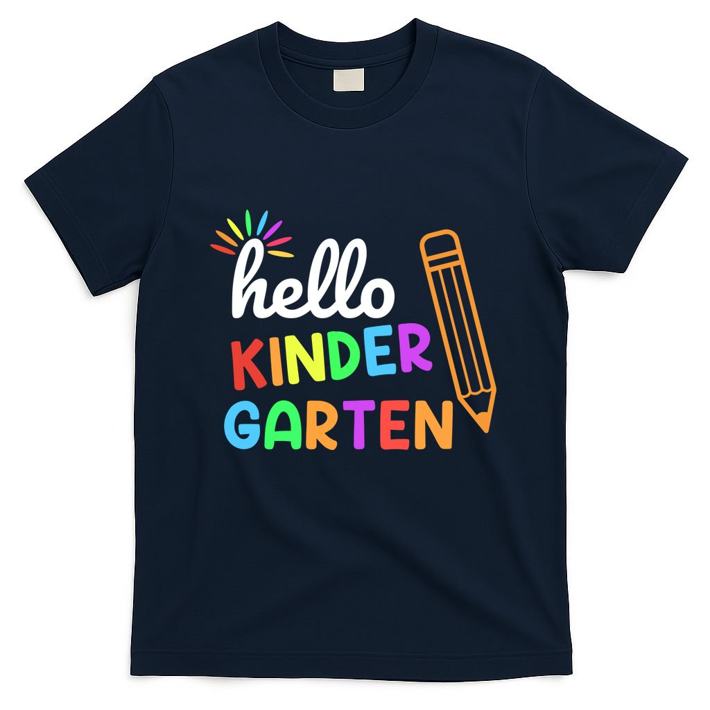 Hello Kindergarten Team Kinder Back To School Teacher T-Shirt