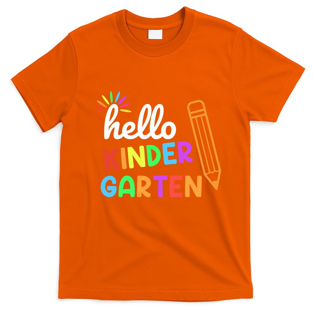 Hello Kindergarten Team Kinder Back To School Teacher T-Shirt