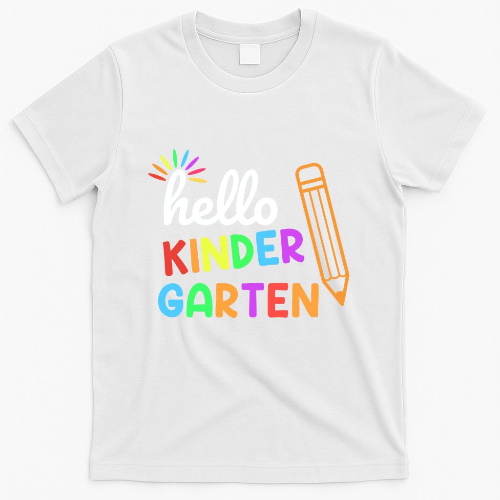 Hello Kindergarten Team Kinder Back To School Teacher T-Shirt