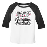 Hugs Kisses Valentine Wishes Toddler Fine Jersey T-Shirt