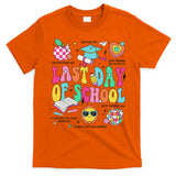 Happy Last Day Of School Teacher Girl Grad Hello Summer T-Shirt