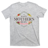 Happy Mother's Day Best Mom Ever Floral T-Shirt