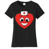 Heart Nurse Valentines Day Cute Rn Lpn Nursing Students Women's T-Shirt