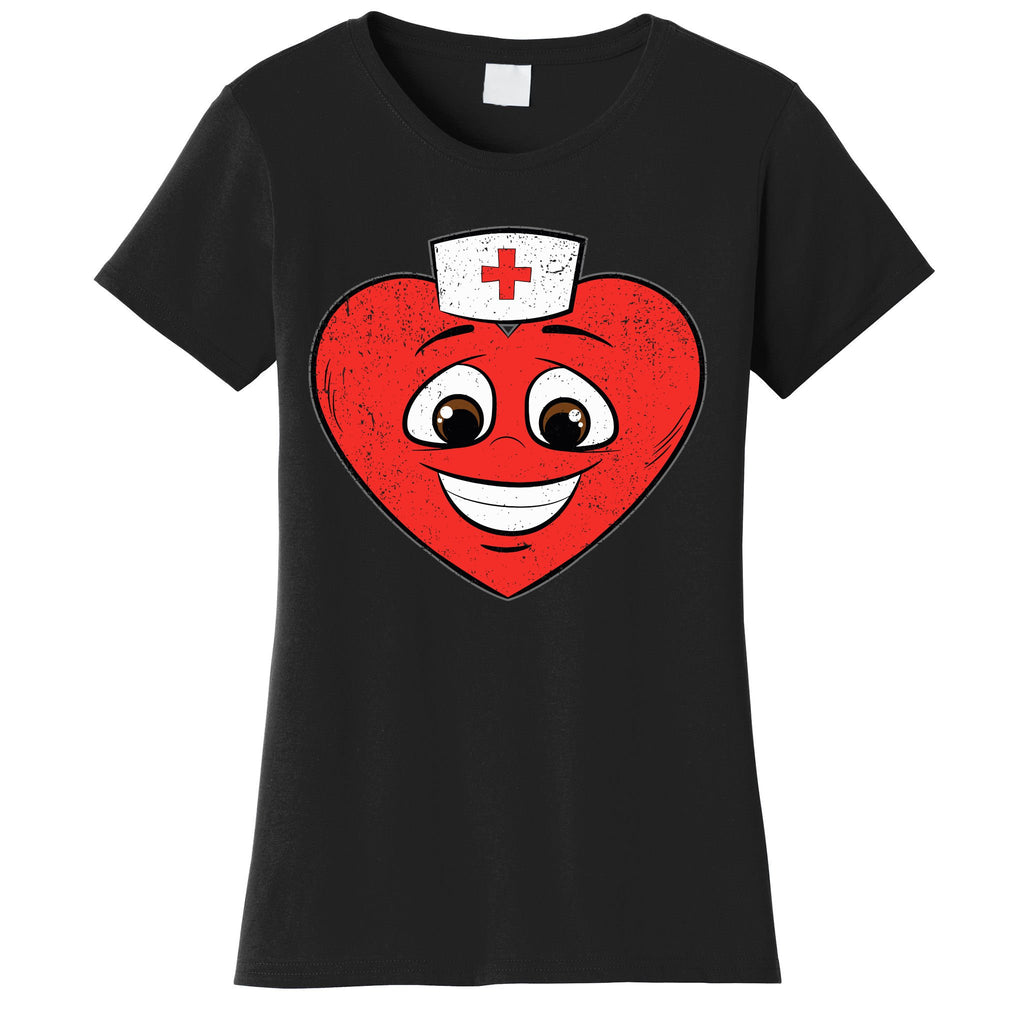 Heart Nurse Valentines Day Cute Rn Lpn Nursing Students Women's T-Shirt