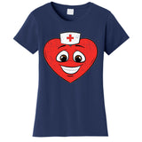 Heart Nurse Valentines Day Cute Rn Lpn Nursing Students Women's T-Shirt
