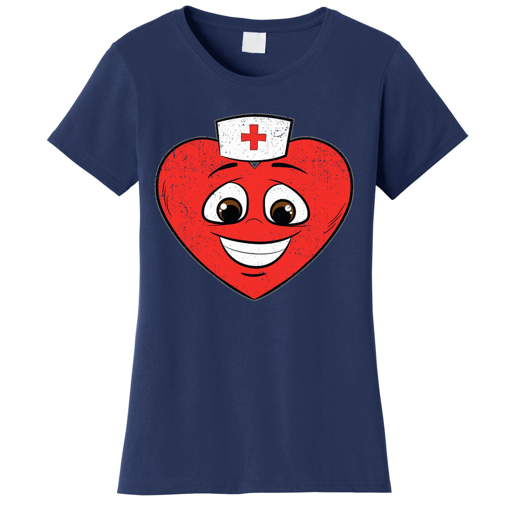 Heart Nurse Valentines Day Cute Rn Lpn Nursing Students Women's T-Shirt