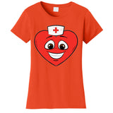 Heart Nurse Valentines Day Cute Rn Lpn Nursing Students Women's T-Shirt
