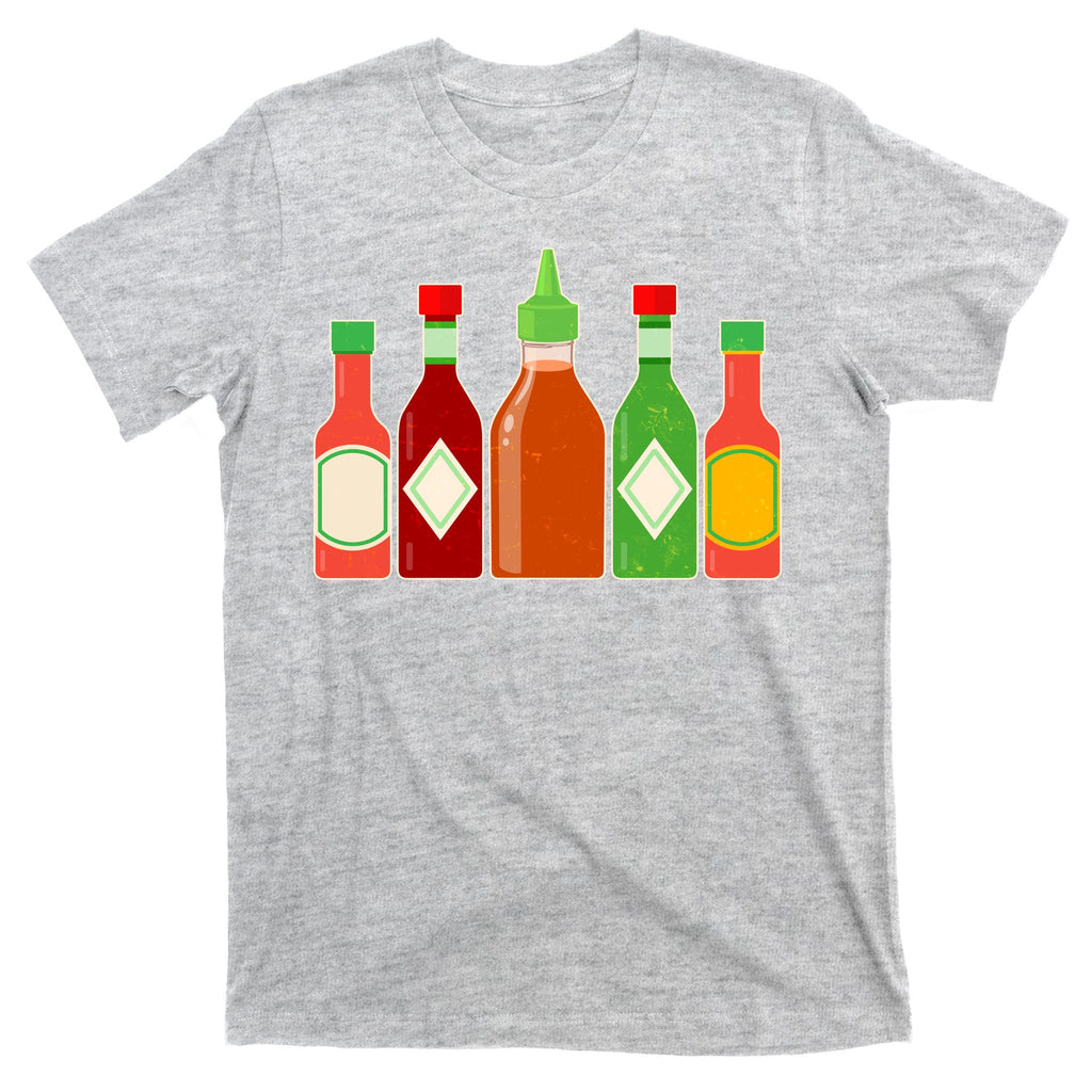 Hot Sauce Bottle Collection T-Shirt