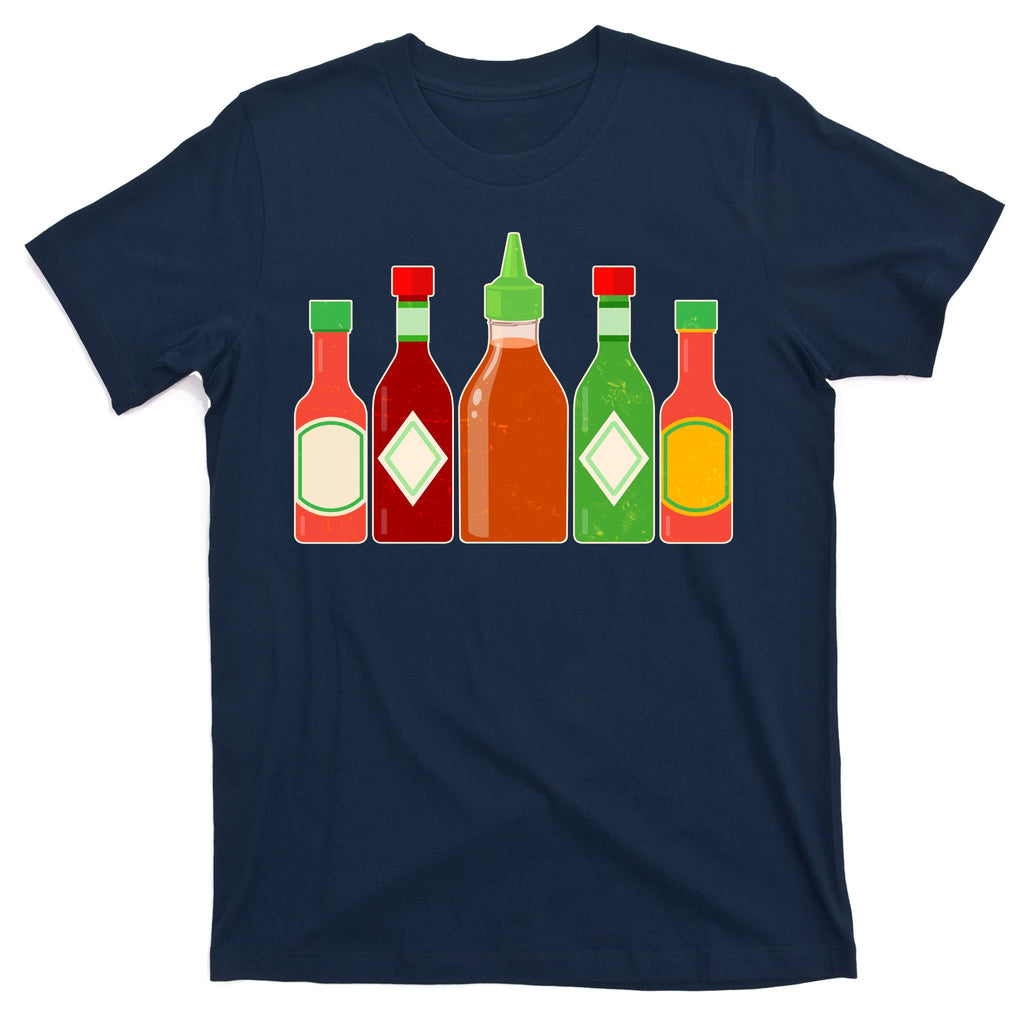 Hot Sauce Bottle Collection T-Shirt