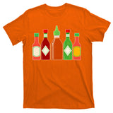 Hot Sauce Bottle Collection T-Shirt