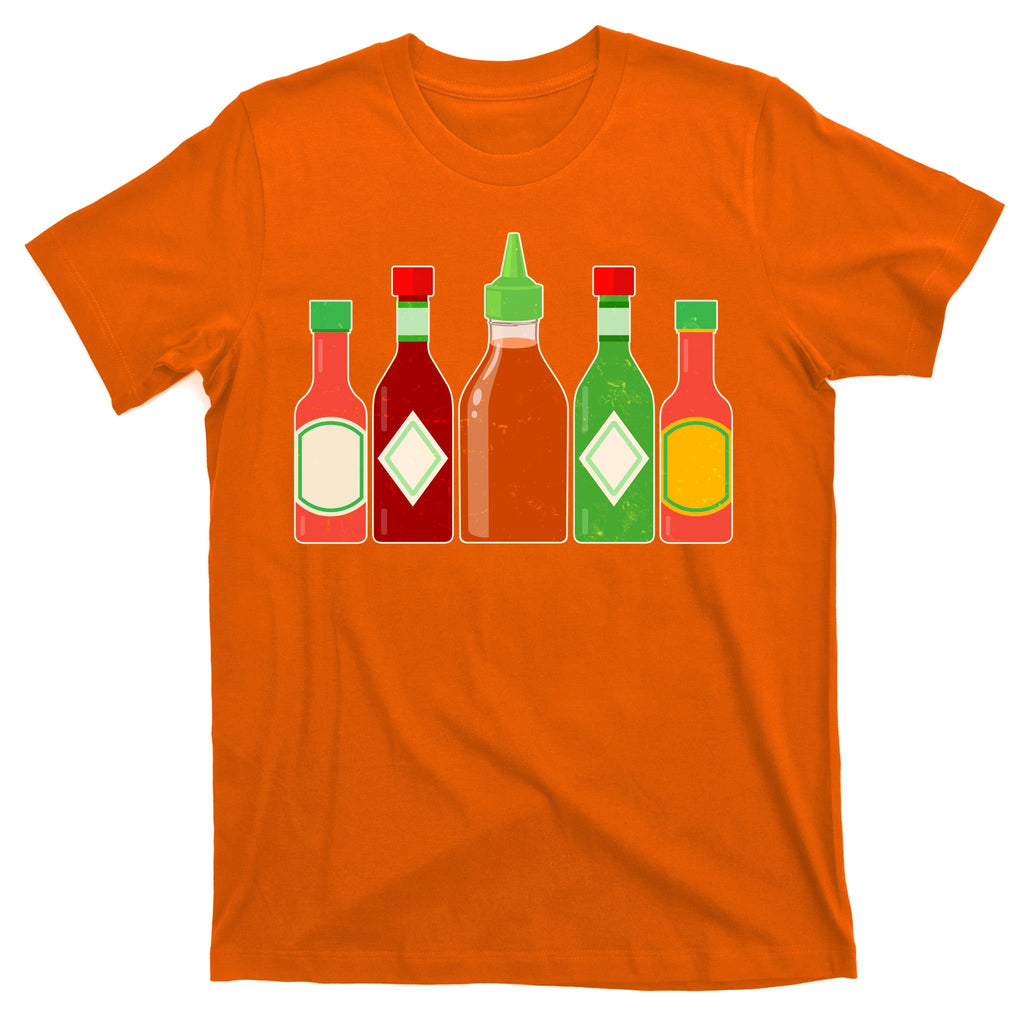 Hot Sauce Bottle Collection T-Shirt
