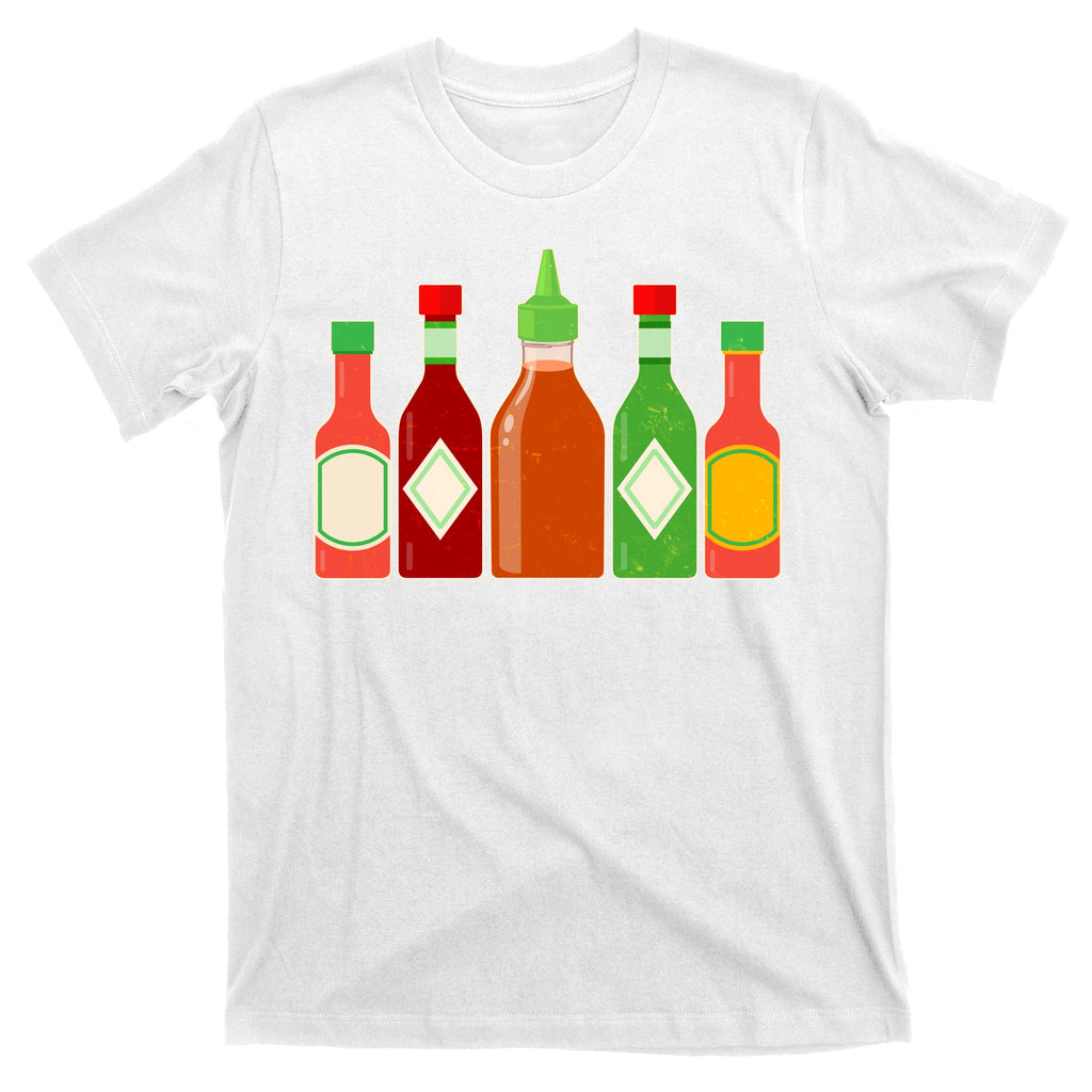 Hot Sauce Bottle Collection T-Shirt