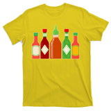 Hot Sauce Bottle Collection T-Shirt