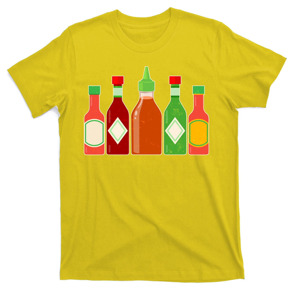 Hot Sauce Bottle Collection T-Shirt
