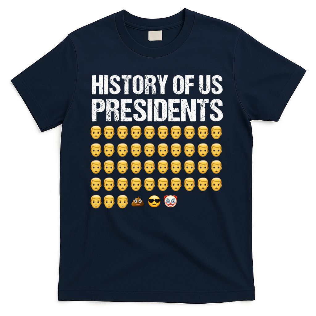 History Of US Presidents, USA Presidents Emoji Fun, Funny Emojis USA T-Shirt