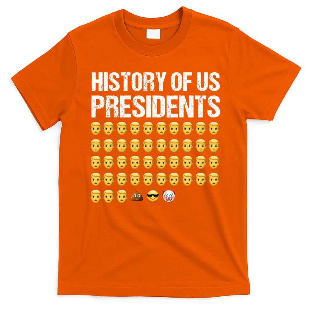 History Of US Presidents, USA Presidents Emoji Fun, Funny Emojis USA T-Shirt
