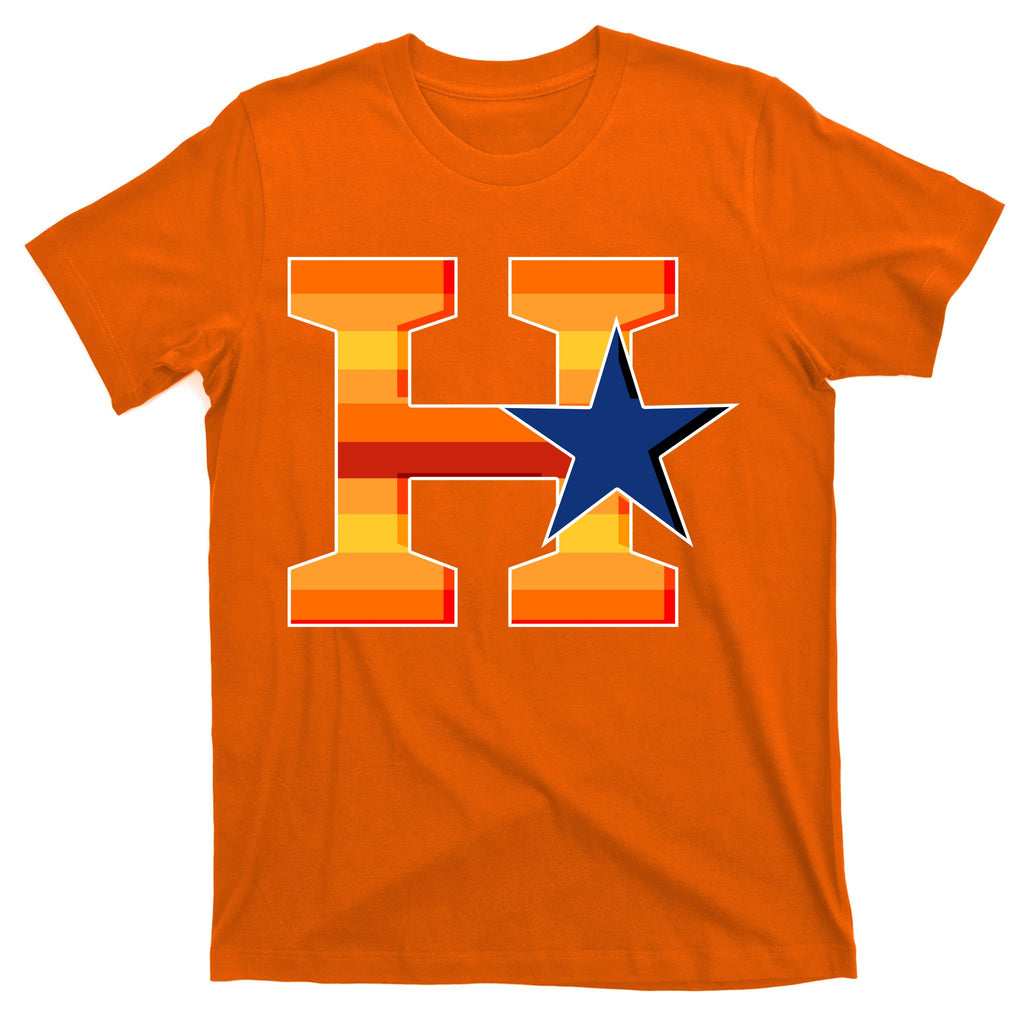 Houston Baseball H Star Logo T-Shirt