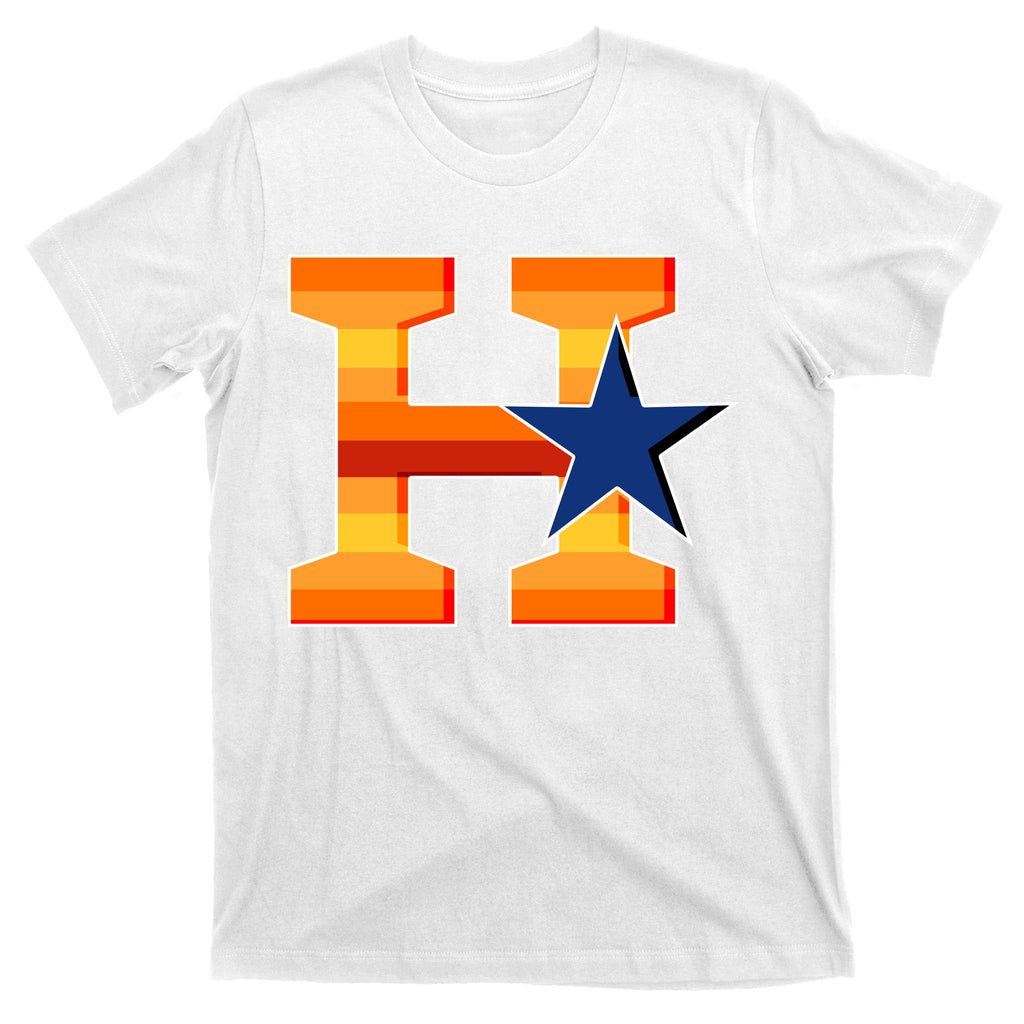 Houston Baseball H Star Logo T-Shirt