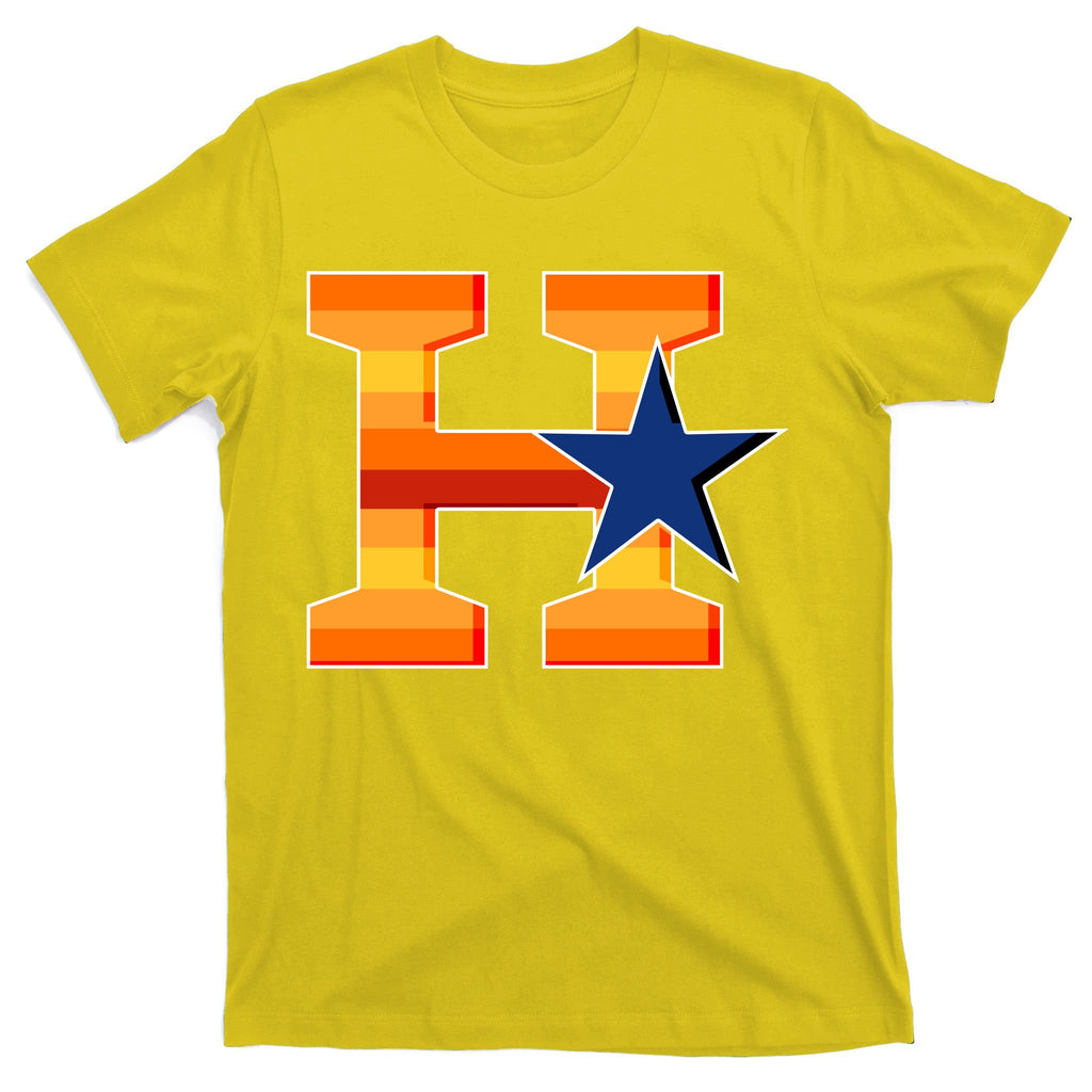 Houston Baseball H Star Logo T-Shirt