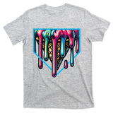 Home Plate Drip Ice Cream Softball & Baseball T-Shirt