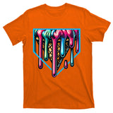 Home Plate Drip Ice Cream Softball & Baseball T-Shirt