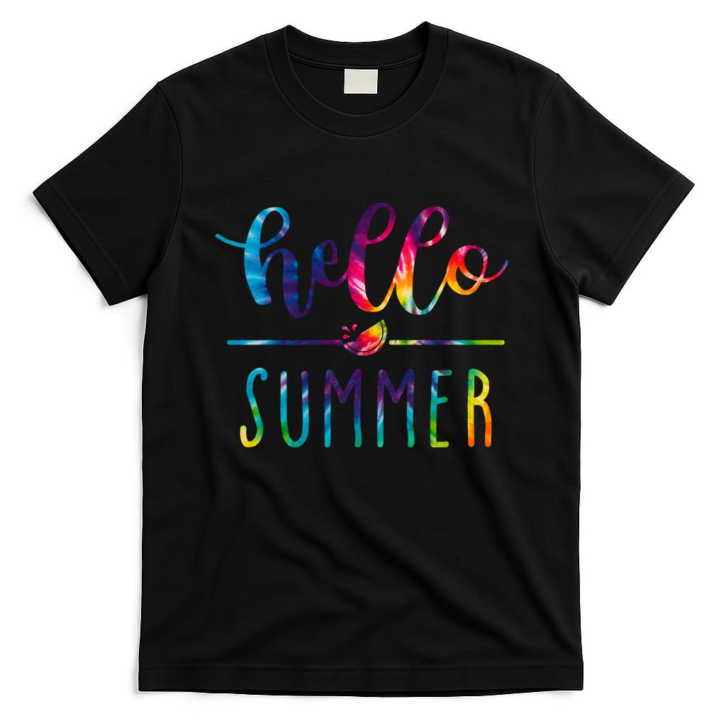 Hello Summer Colorful Rainbow T-Shirt