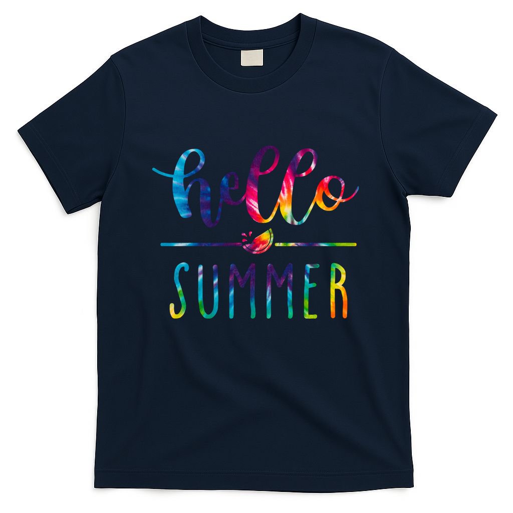 Hello Summer Colorful Rainbow T-Shirt