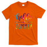 Hello Summer Colorful Rainbow T-Shirt