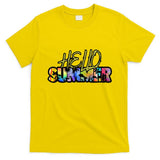 Hello Summer Hawaii Beach Summer Vacation Family Tie Dye T-Shirt