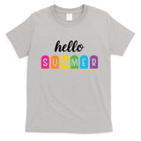 Hello Summer Popsicle Colorful T-Shirt