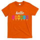 Hello Summer Popsicle Colorful T-Shirt