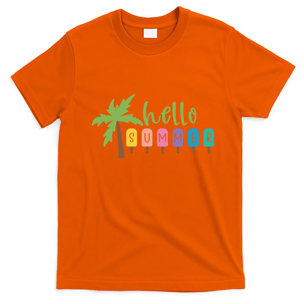 Hello Summer Popsicles Tropical T-Shirt