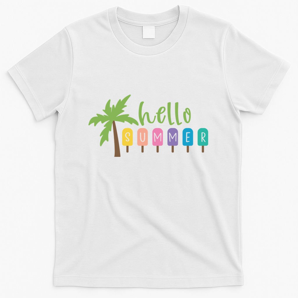 Hello Summer Popsicles Tropical T-Shirt