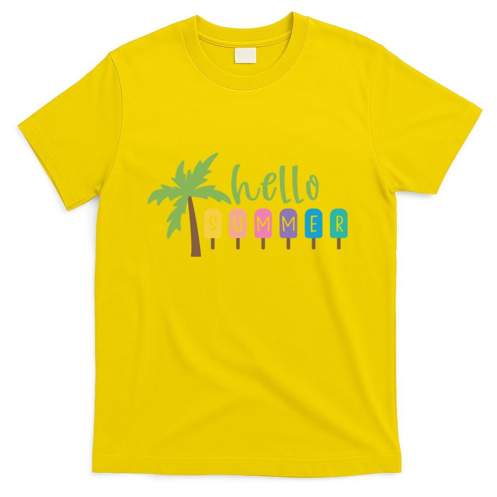 Hello Summer Popsicles Tropical T-Shirt