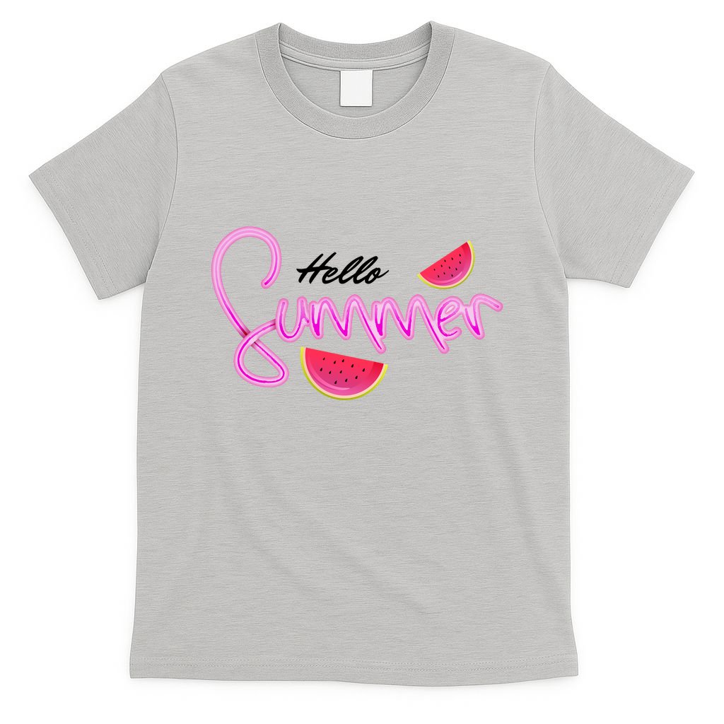 Hello Summer Watermelon Retro T-Shirt