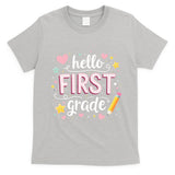 Hello Team 1st Grade Back To School Outfit T-Shirt
