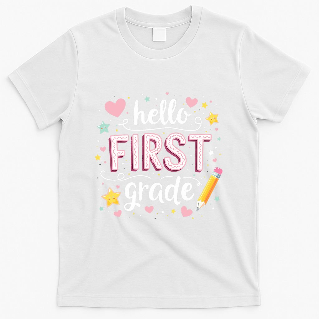 Hello Team 1st Grade Back To School Outfit T-Shirt