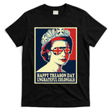 Happy Treason Day 4th Of July British Colonials Flag T-Shirt