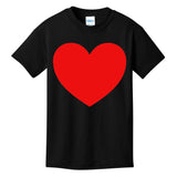 Heart Valentines Day Graphic Novelty Love Heart Kids T-Shirt