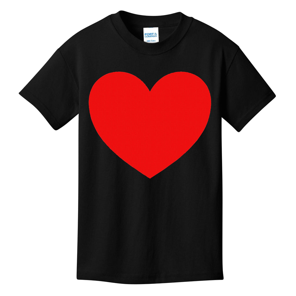 Heart Valentines Day Graphic Novelty Love Heart Kids T-Shirt