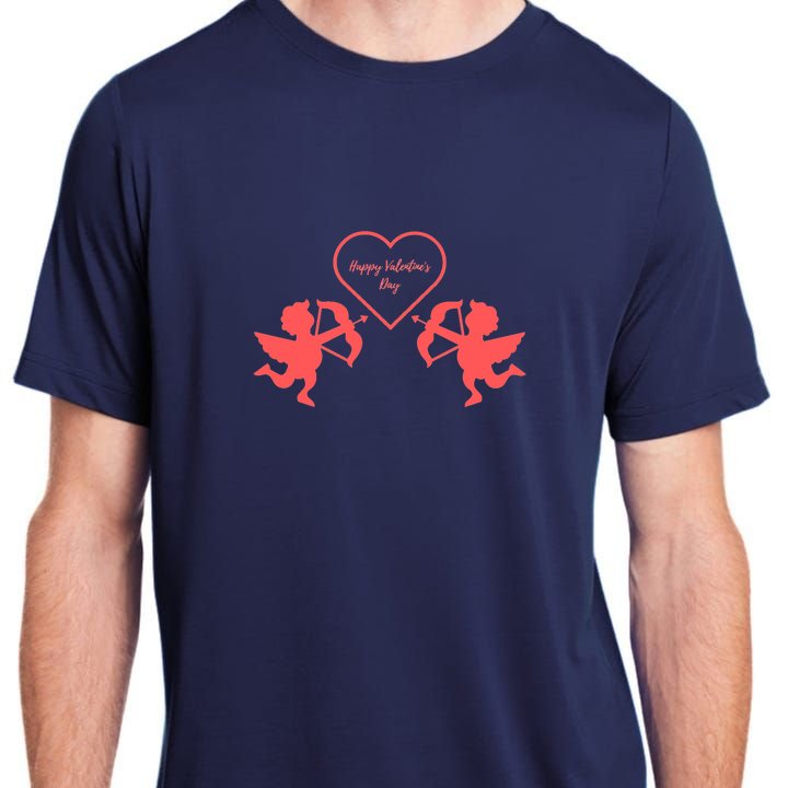 Happy ValentineS Day Adult ChromaSoft Performance T-Shirt