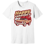 Happy Valentine's Day Vintage Car Premium T-Shirt