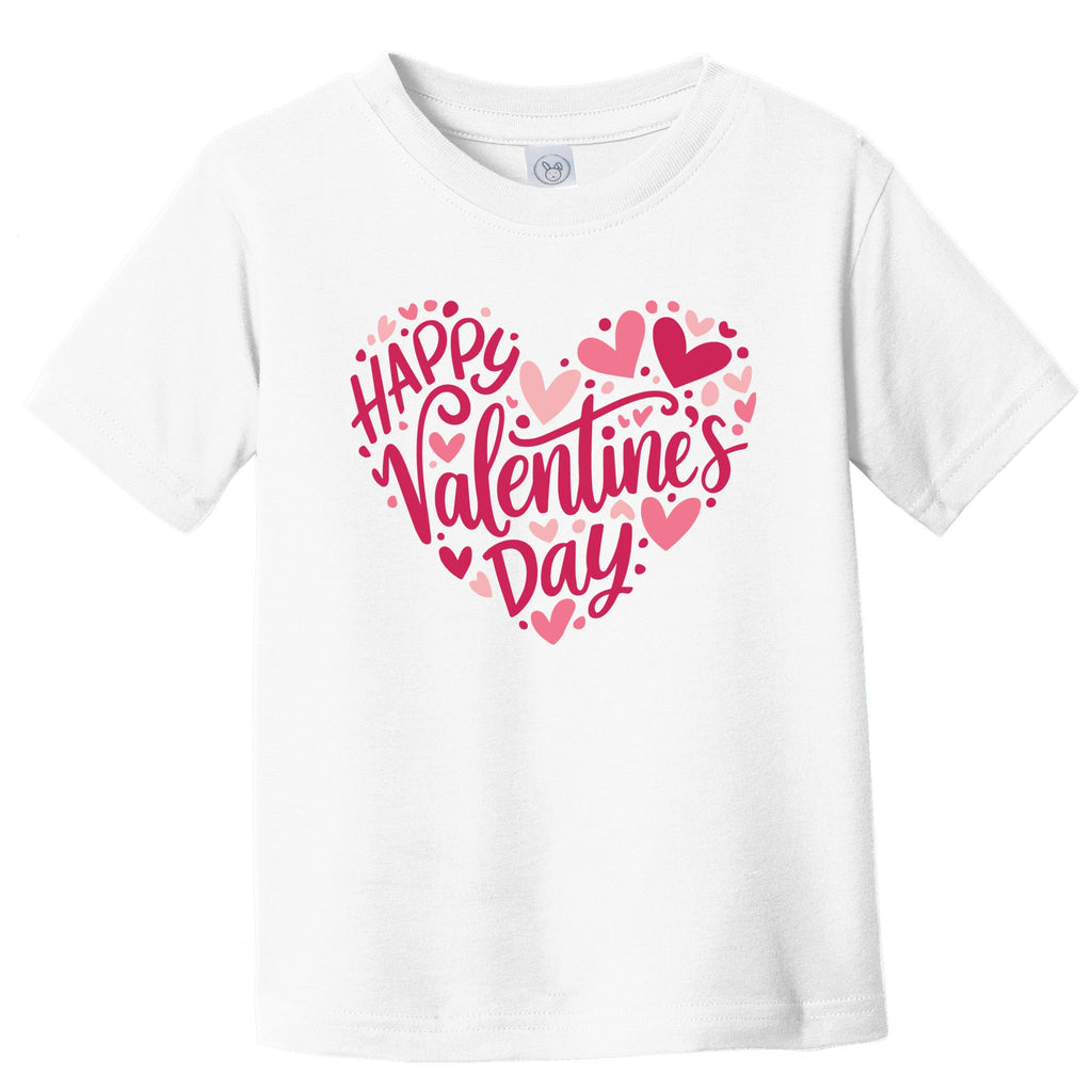 Happy Valentines Day Quotes Heart Toddler T-Shirt