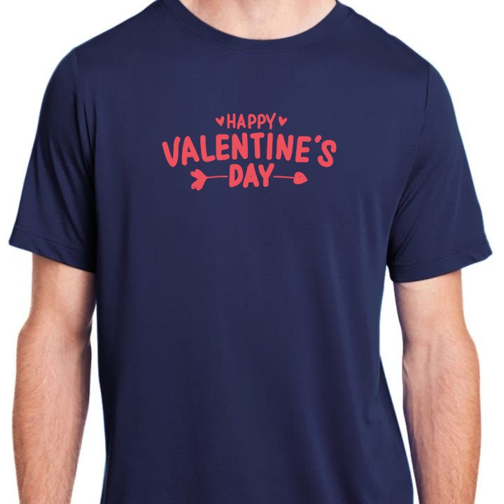 Happy Valentines Day Cute Holiday Gift Adult ChromaSoft Performance T-Shirt