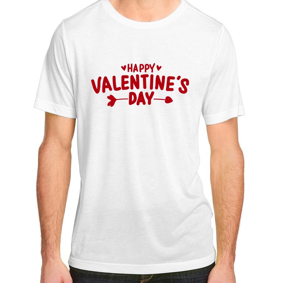 Happy Valentines Day Cute Holiday Gift Adult ChromaSoft Performance T-Shirt