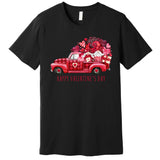 Happy Valentines Day Gnome Vintage Truck Premium T-Shirt