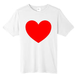Heart Valentines Day Graphic Novelty Love Heart Tall Fusion ChromaSoft Performance T-Shirt