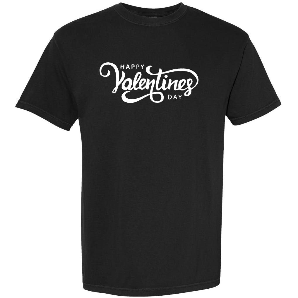 Happy Valentines Day Cute Holiday Gift Garment-Dyed Heavyweight T-Shirt