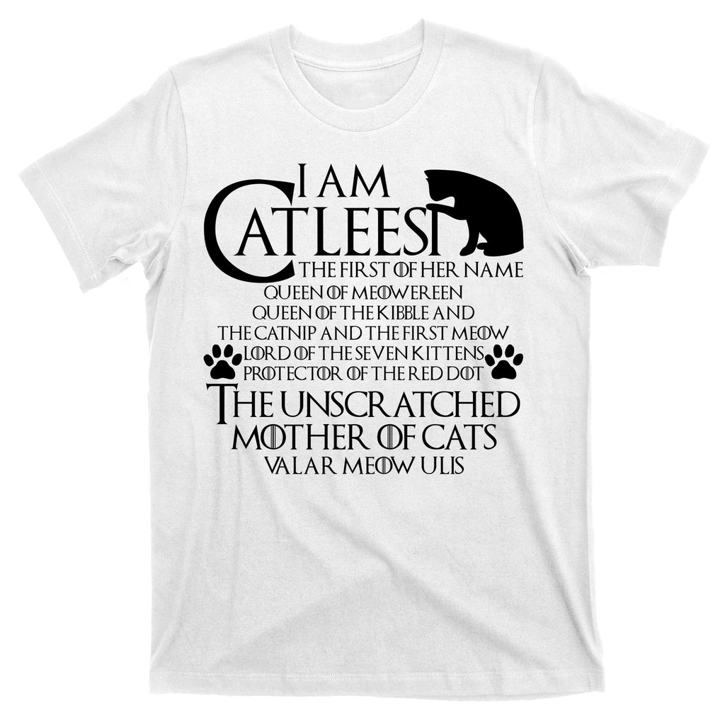 I Am The Catleesi Mother Of Cats T-Shirt
